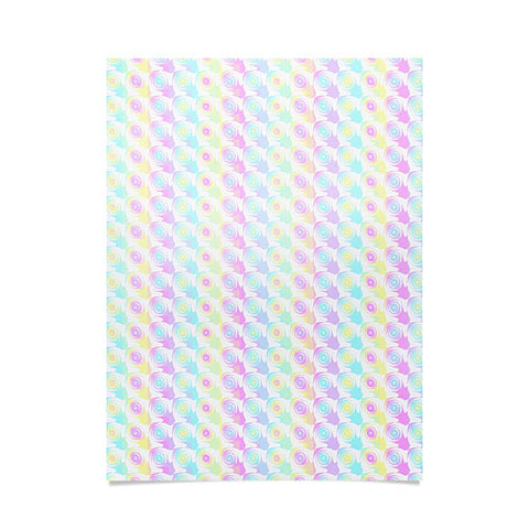 Kaleiope Studio Colorful Rainbow Bubbles Poster