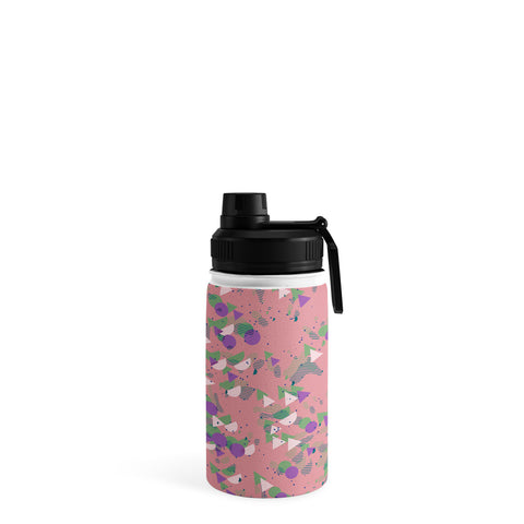 Kaleiope Studio Colorful Retro Shapes Water Bottle