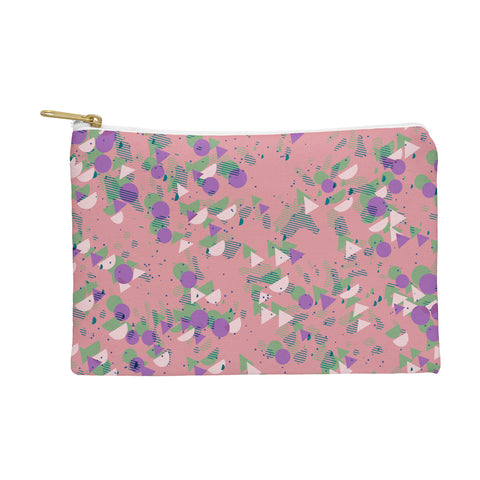 Kaleiope Studio Colorful Retro Shapes Pouch
