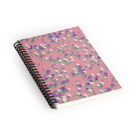 Kaleiope Studio Colorful Retro Shapes Spiral Notebook