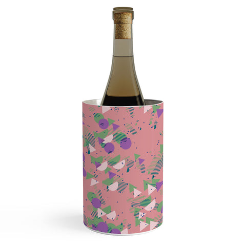 Kaleiope Studio Colorful Retro Shapes Wine Chiller