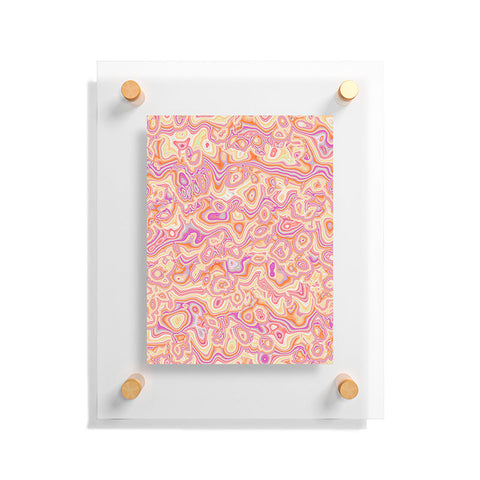 Kaleiope Studio Colorful Squiggly Stripes Floating Acrylic Print