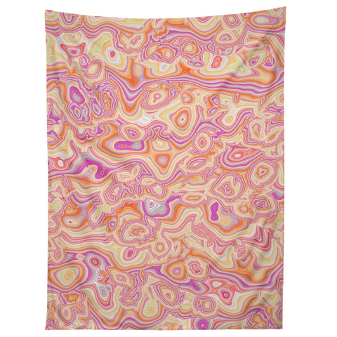 Kaleiope Studio Colorful Squiggly Stripes Tapestry