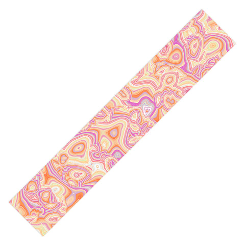 Kaleiope Studio Colorful Squiggly Stripes Table Runner