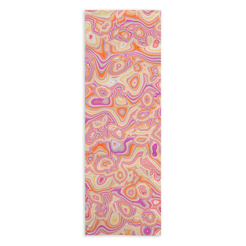 Kaleiope Studio Colorful Squiggly Stripes Yoga Towel