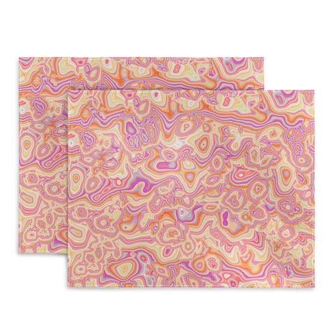 Kaleiope Studio Colorful Squiggly Stripes Placemat