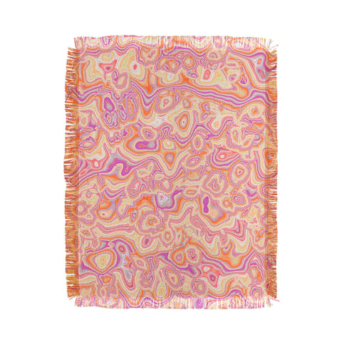 Kaleiope Studio Colorful Squiggly Stripes Throw Blanket