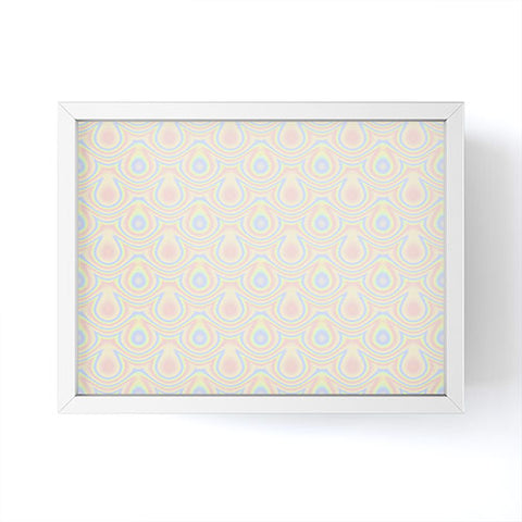 Kaleiope Studio Colorful Trippy Modern Pattern Framed Mini Art Print