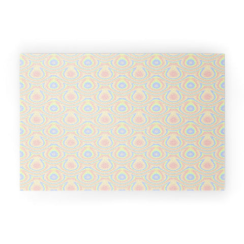 Kaleiope Studio Colorful Trippy Modern Pattern Welcome Mat