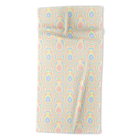 Kaleiope Studio Colorful Trippy Modern Pattern Beach Towel