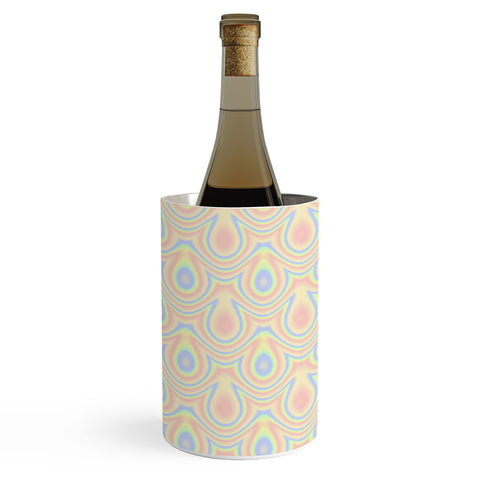 Kaleiope Studio Colorful Trippy Modern Pattern Wine Chiller