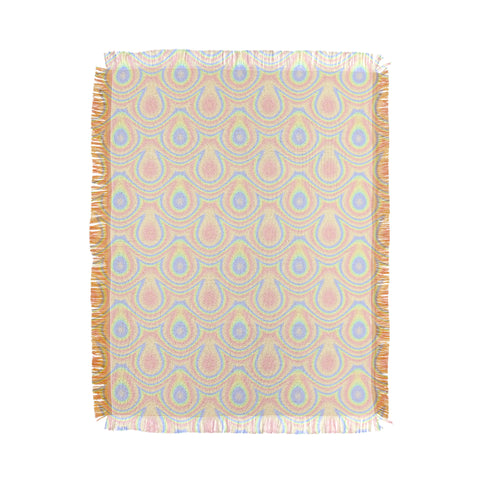 Kaleiope Studio Colorful Trippy Modern Pattern Throw Blanket