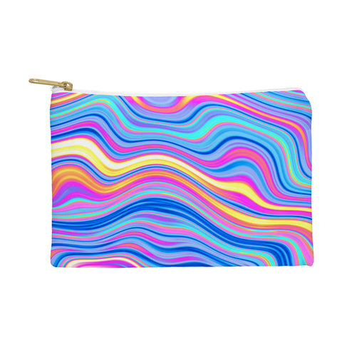 Kaleiope Studio Colorful Vivid Groovy Stripes Pouch