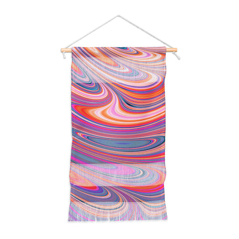 Kaleiope Studio Colorful Wavy Fractal Texture Wall Hanging Portrait