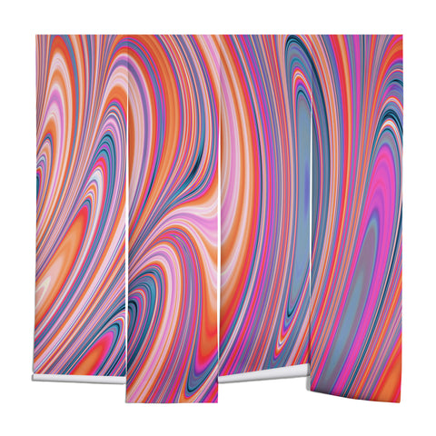 Kaleiope Studio Colorful Wavy Fractal Texture Wall Mural
