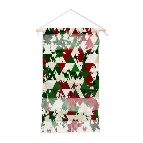 Kaleiope Studio Funky Christmas Triangles Wall Hanging Portrait