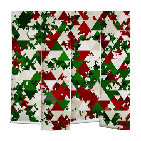 Kaleiope Studio Funky Christmas Triangles Wall Mural