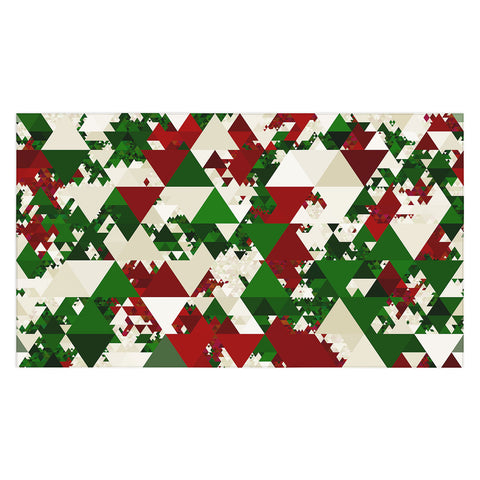 Kaleiope Studio Funky Christmas Triangles Tablecloth