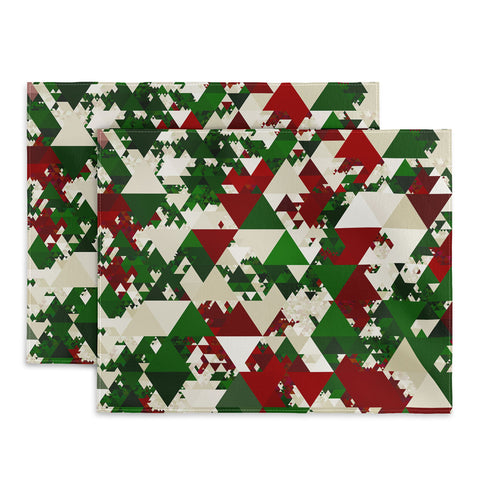 Kaleiope Studio Funky Christmas Triangles Placemat