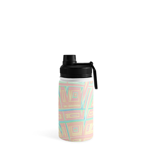 Kaleiope Studio Funky Colorful Fractal Texture Water Bottle