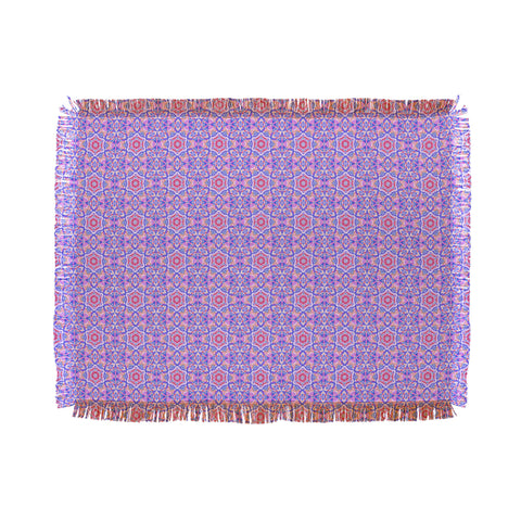 Kaleiope Studio Funky Ornate Tiling Pattern Throw Blanket