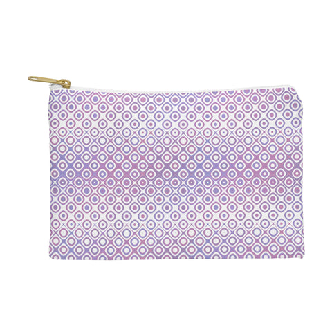 Kaleiope Studio Funky Pink and Purple Squares Pouch