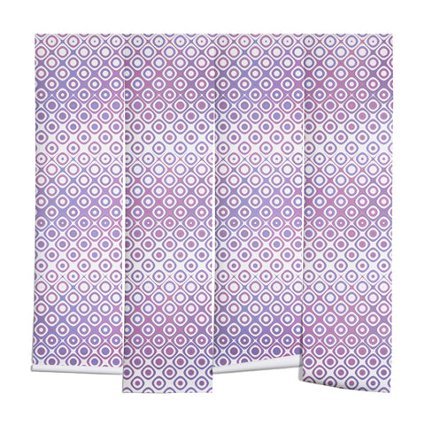 Kaleiope Studio Funky Pink and Purple Squares Wall Mural