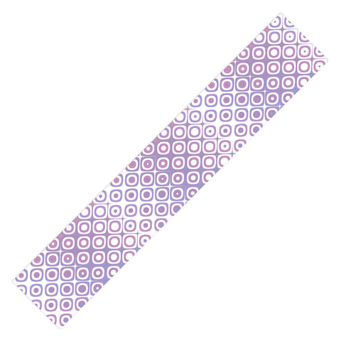 Kaleiope Studio Funky Pink and Purple Squares Table Runner