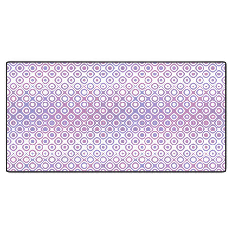 Kaleiope Studio Funky Pink and Purple Squares Desk Mat