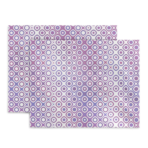 Kaleiope Studio Funky Pink and Purple Squares Placemat