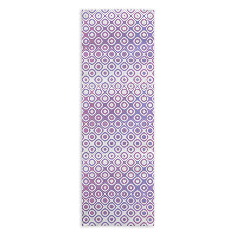 Kaleiope Studio Funky Pink and Purple Squares Yoga Towel
