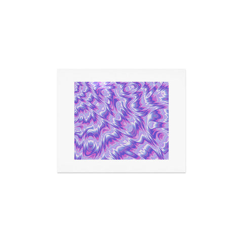 Kaleiope Studio Funky Purple Fractal Texture Art Print