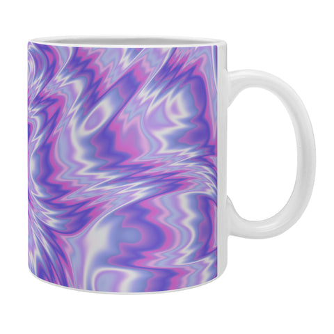 Kaleiope Studio Funky Purple Fractal Texture Coffee Mug