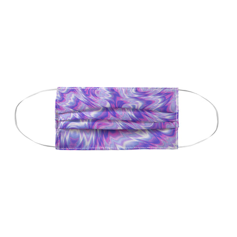 Kaleiope Studio Funky Purple Fractal Texture Face Mask
