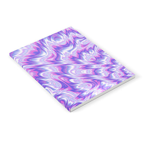 Kaleiope Studio Funky Purple Fractal Texture Notebook