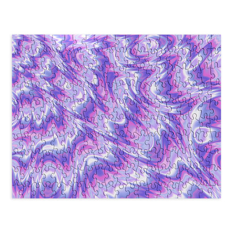 Kaleiope Studio Funky Purple Fractal Texture Puzzle