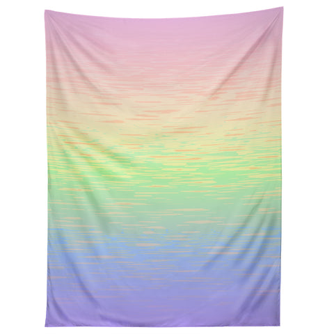 Kaleiope Studio Groovy Boho Pastel Rainbow Tapestry