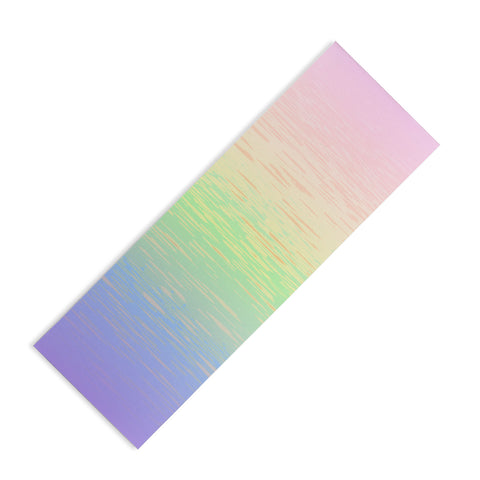 Kaleiope Studio Groovy Boho Pastel Rainbow Yoga Mat