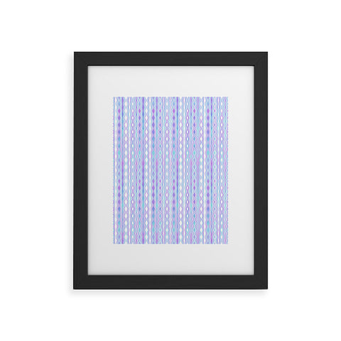 Kaleiope Studio Groovy Jewel Tone Waves Framed Art Print