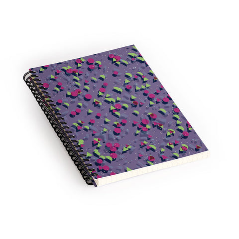 Kaleiope Studio Groovy Retro Shapes Spiral Notebook