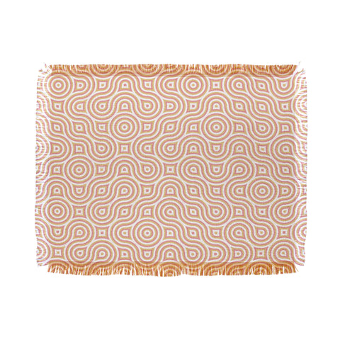 Kaleiope Studio Groovy Truchet Tiles Throw Blanket