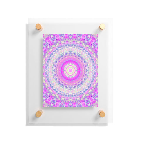 Kaleiope Studio Groovy Vibrant Mandala Floating Acrylic Print