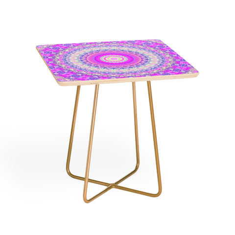 Kaleiope Studio Groovy Vibrant Mandala Side Table
