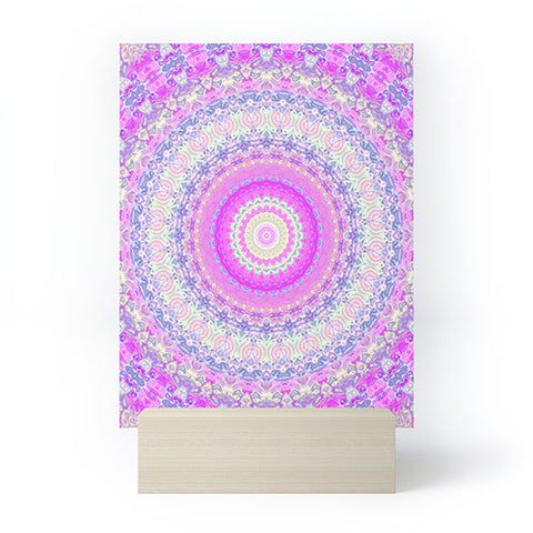 Kaleiope Studio Groovy Vibrant Mandala Mini Art Print