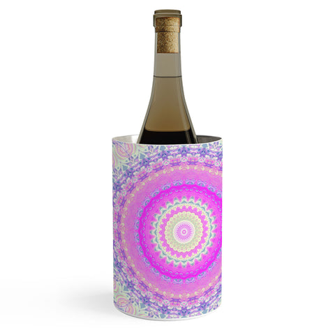 Kaleiope Studio Groovy Vibrant Mandala Wine Chiller