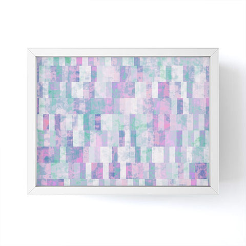 Kaleiope Studio Grungy Pastel Tiles Framed Mini Art Print