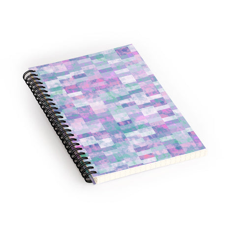 Kaleiope Studio Grungy Pastel Tiles Spiral Notebook
