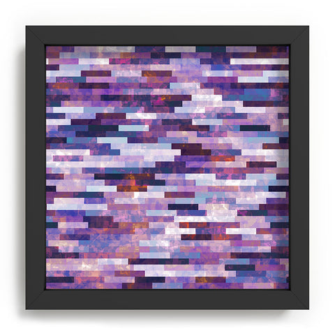 Kaleiope Studio Grungy Purple Tiles Recessed Framing Square