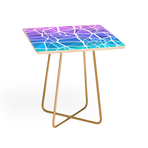 Kaleiope Studio Jewel Tone Low Poly Gradient Side Table