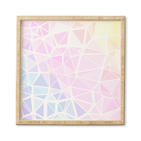 Kaleiope Studio Low Poly Pastel Framed Wall Art